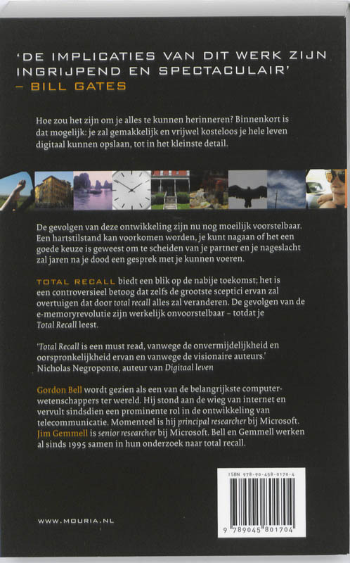 Achterkant van Total Recall