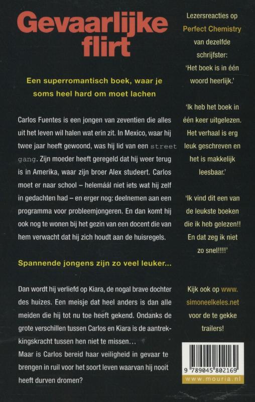 Achterkant van Gevaarlijke flirt