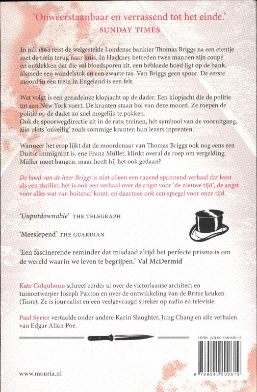Achterkant van De hoed van mister Briggs