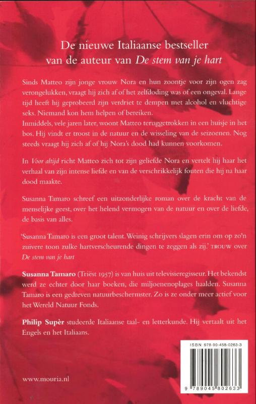 Achterkant van Voor altijd