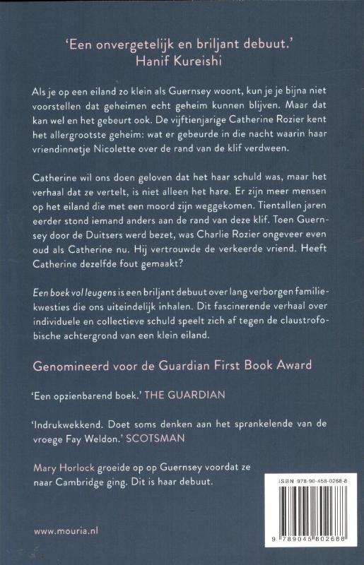 Achterkant van Een boek vol leugens