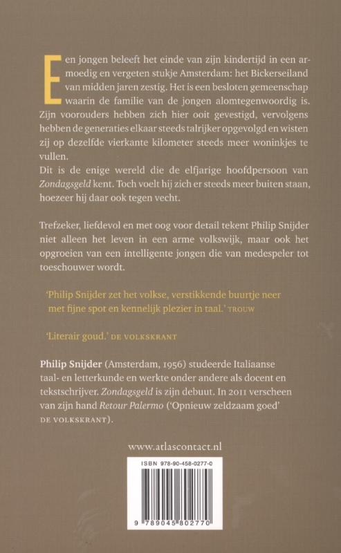 Achterkant van Zondagsgeld