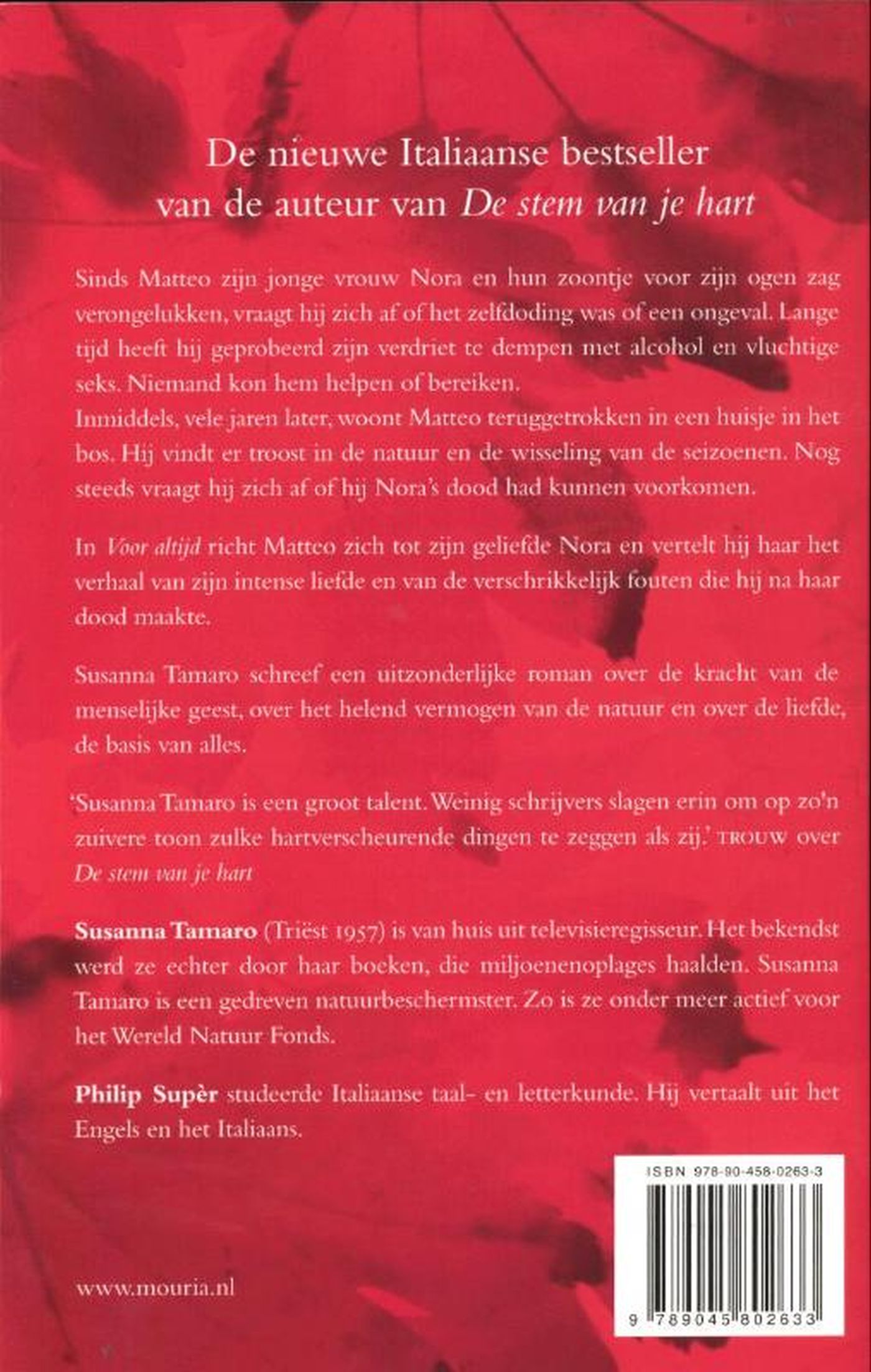 Achterkant van Voor altijd