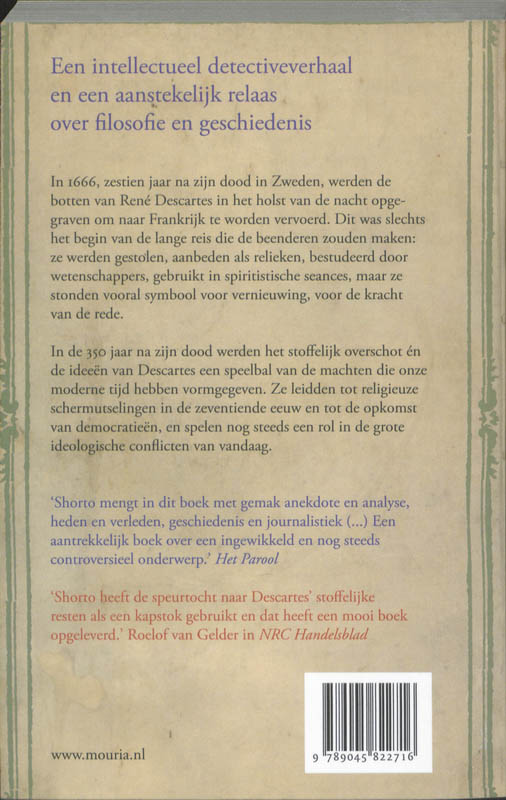 Achterkant van De botten van Descartes