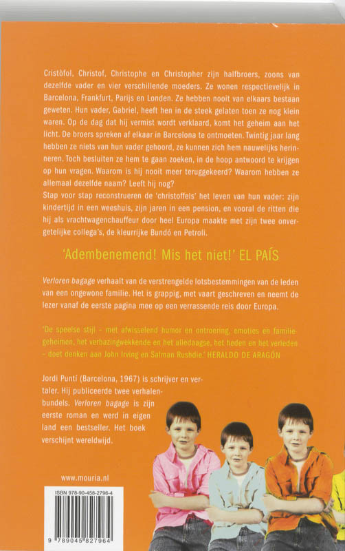 Achterkant van Verloren bagage