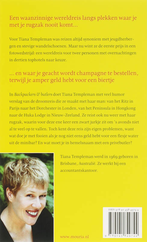 Achterkant van Backpackers en butlers