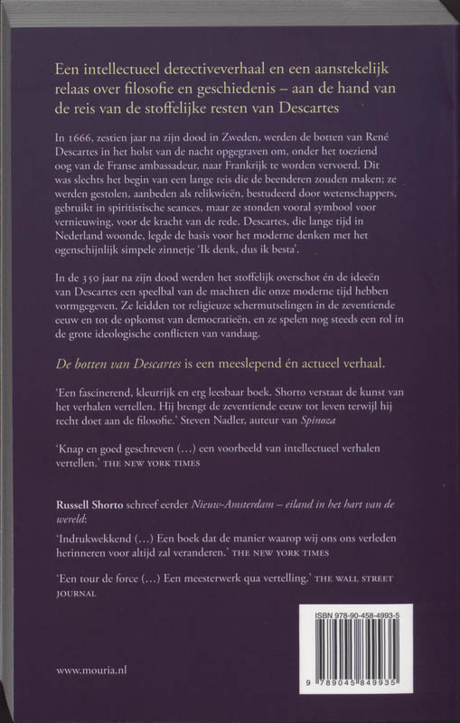 Achterkant van De botten van Descartes