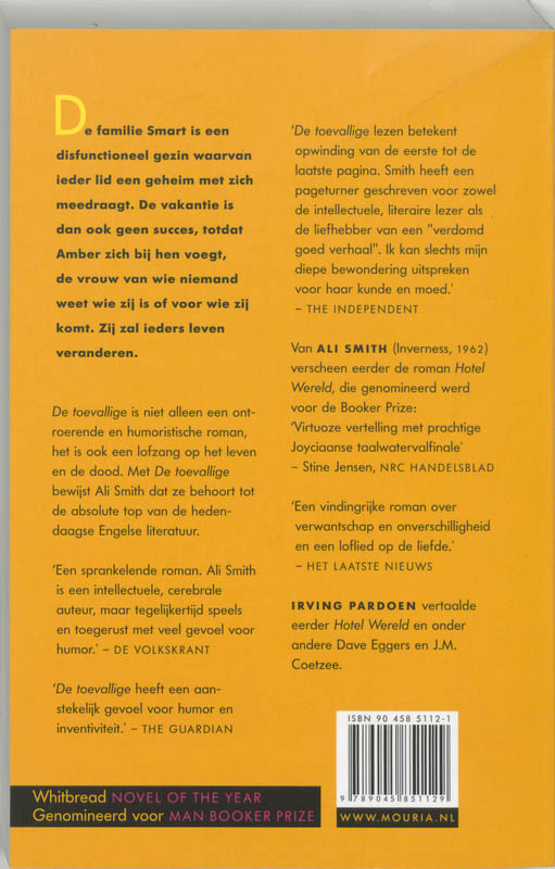Achterkant van De toevallige
