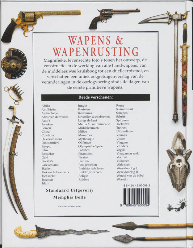 Achterkant van Wapens & wapenrusting