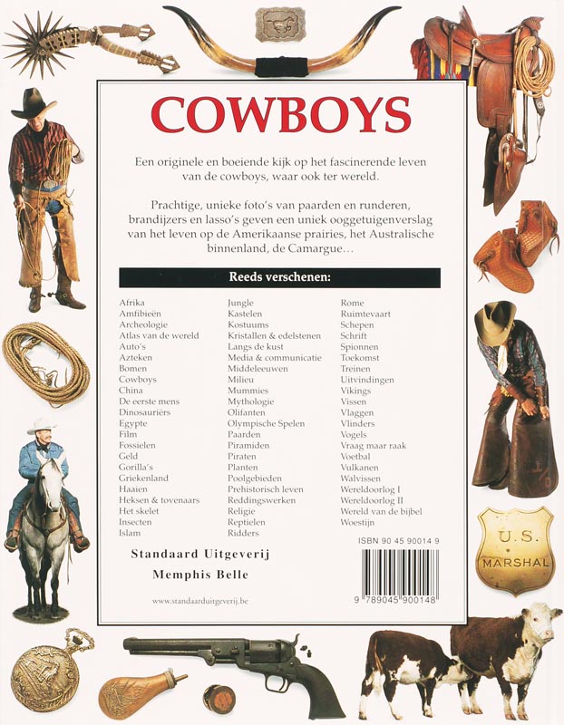 Achterkant van Cowboys
