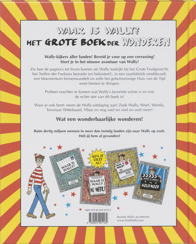 Achterkant van Waar is Wally - Het grote boek der wonderen