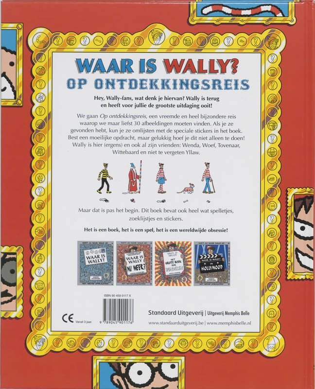 Achterkant van Op ontdekkingsreis