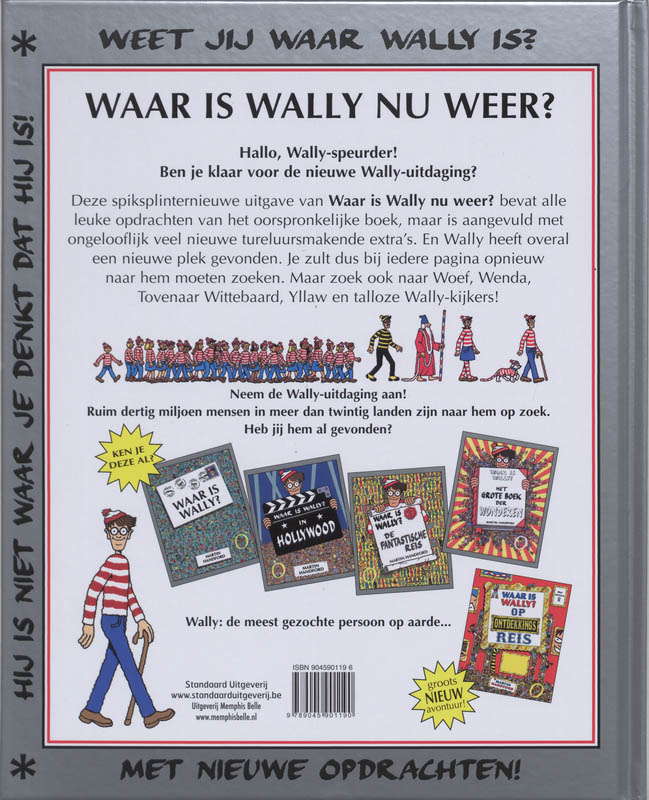 Achterkant van Waar is Wally nu weer?