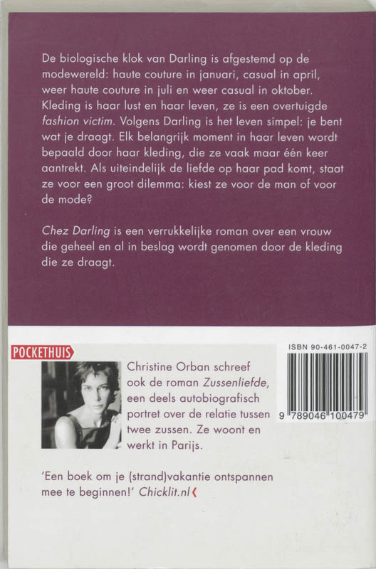 Achterkant van Chez darling