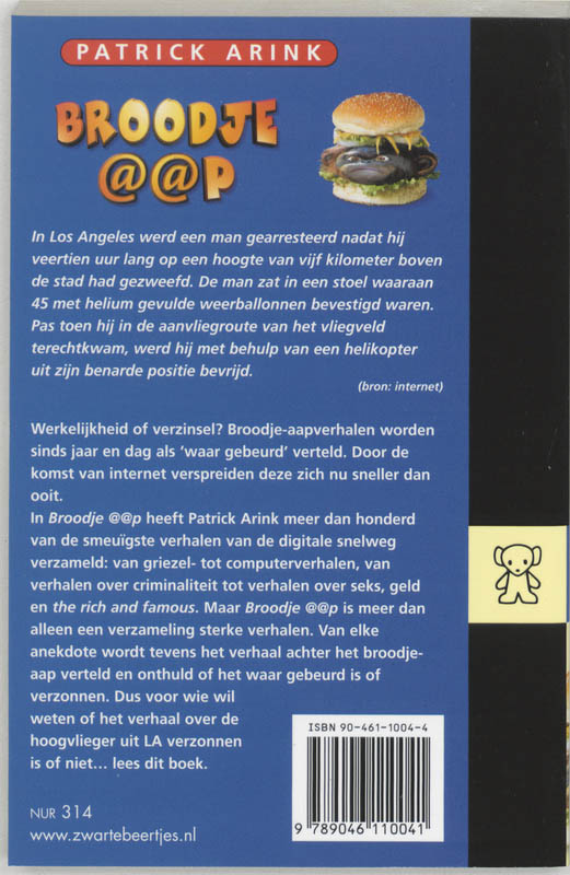 Achterkant van Broodje aap