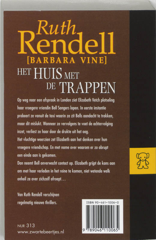 Achterkant van Het huis met de trappen