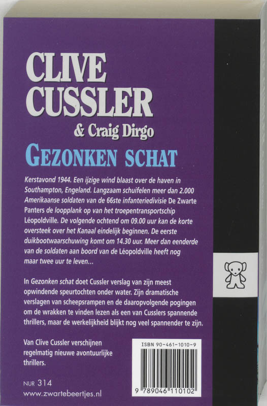 Achterkant van Gezonken schat