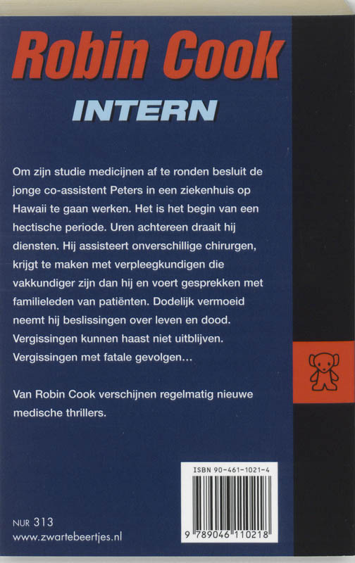 Achterkant van Intern