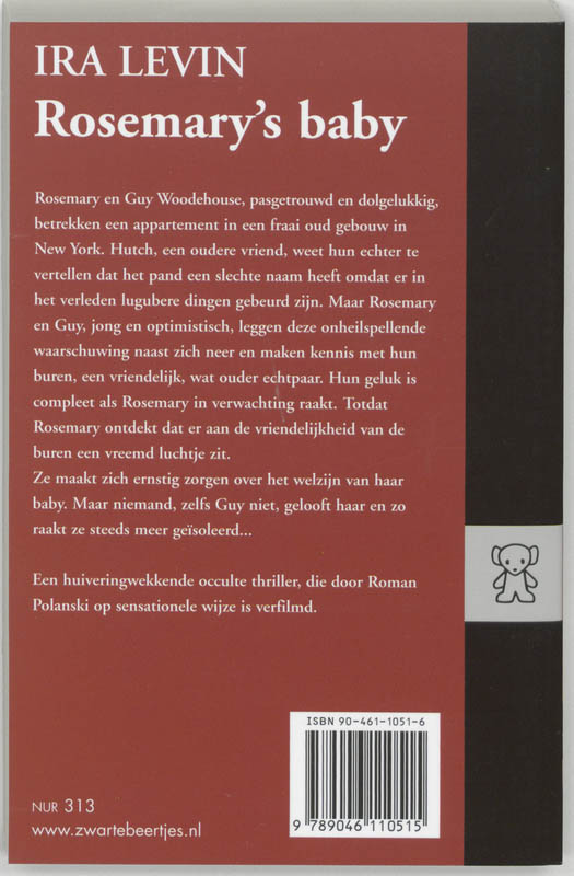 Achterkant van Rosemarij's baby