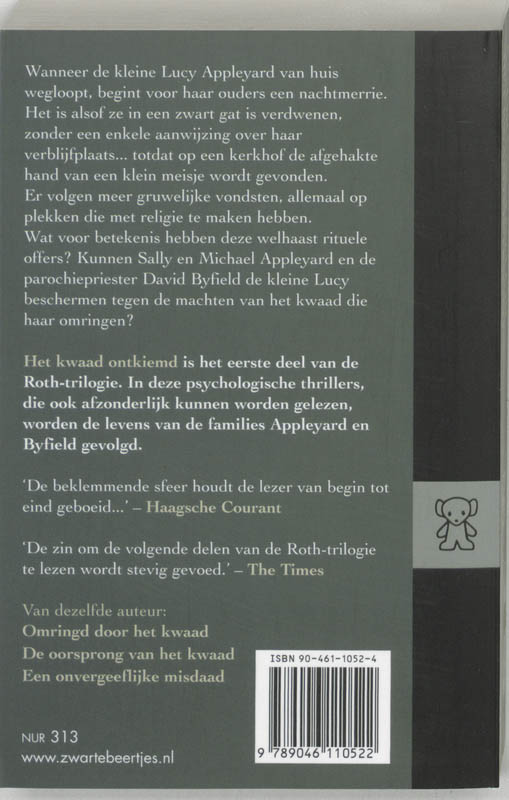 Achterkant van 1 Het kwaad ontkiemd