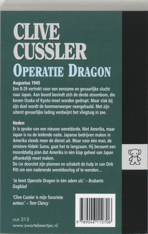 Achterkant van Operatie Dragon