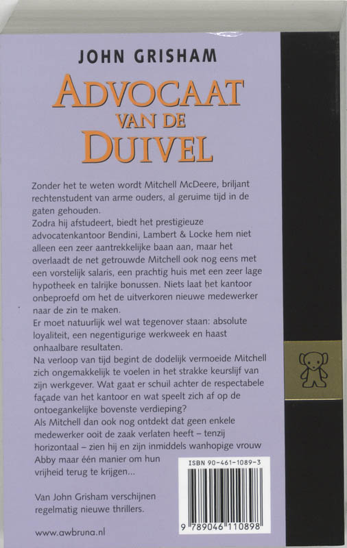 Achterkant van Advocaat van de duivel
