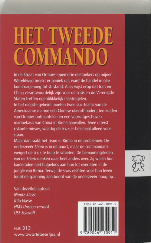 Achterkant van Het tweede commando
