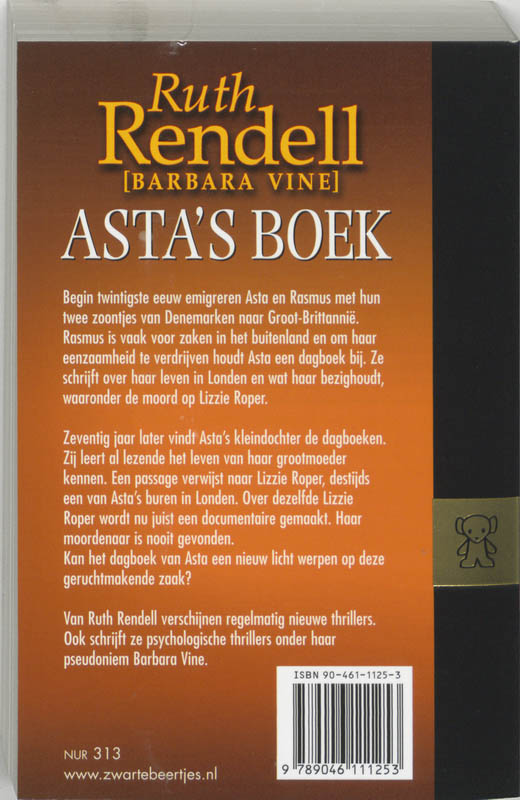 Achterkant van Asta's boek