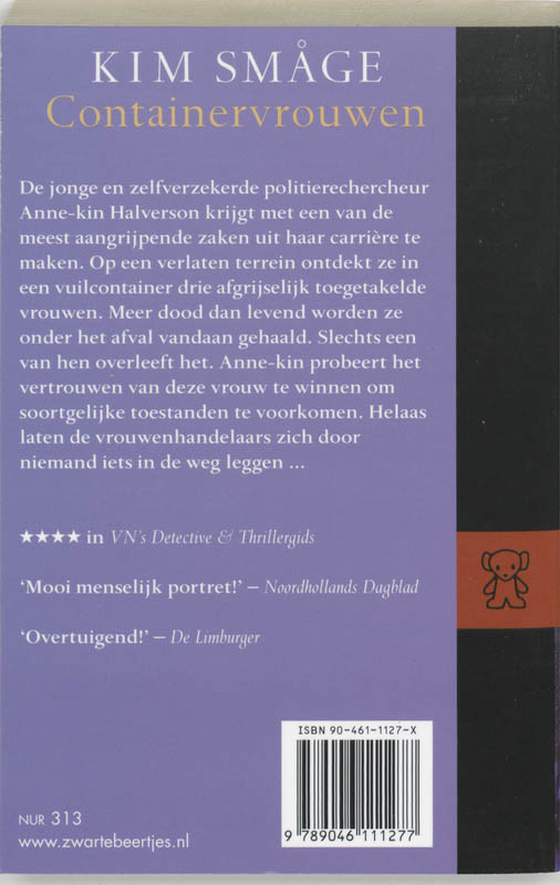 Achterkant van Containervrouwen