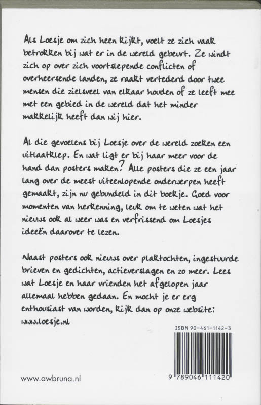 Achterkant van Wees het addertje onder het gras