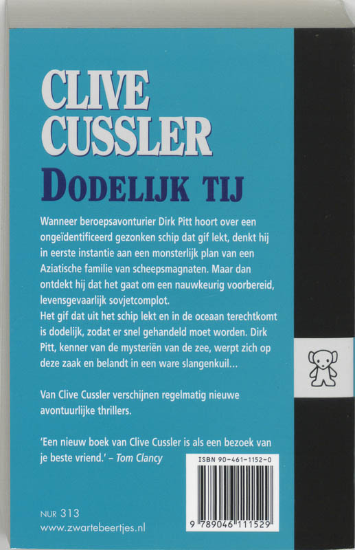 Achterkant van Dodelijk tij