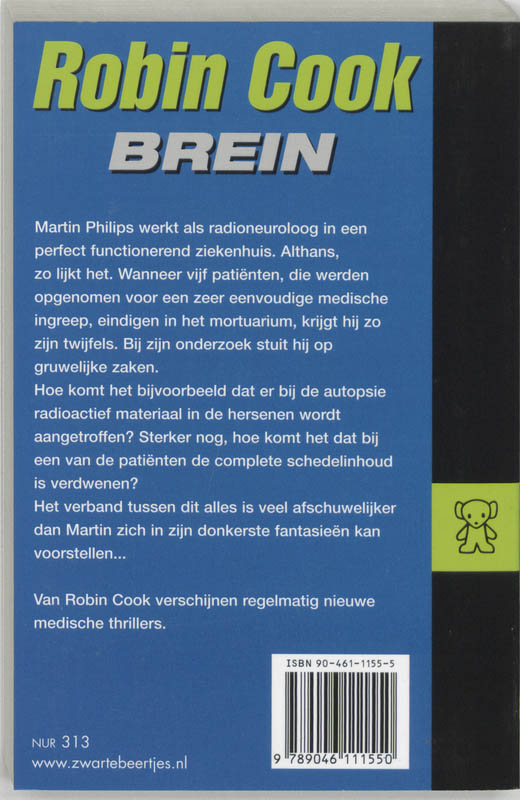 Achterkant van Brein