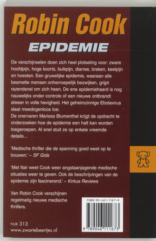 Achterkant van Epidemie