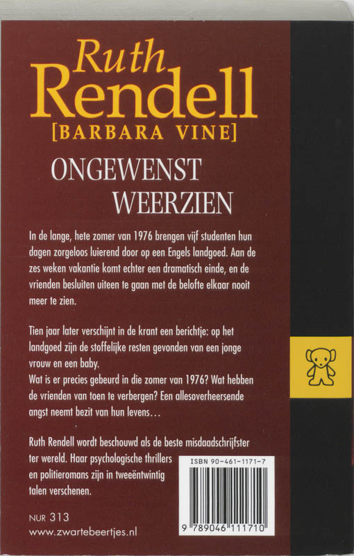 Achterkant van Ongewenst weerzien