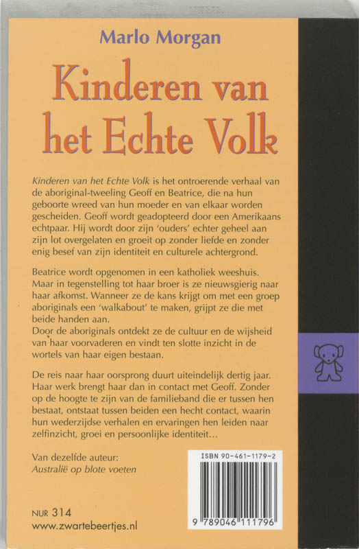 Achterkant van Kinderen van het echte volk
