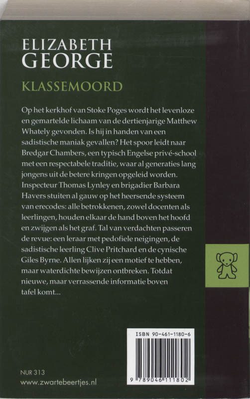 Achterkant van Klassemoord