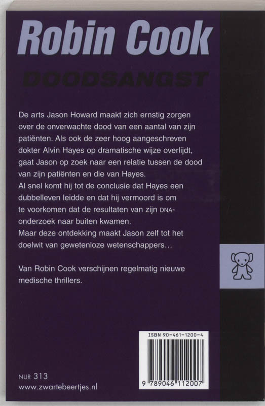 Achterkant van Doodsangst