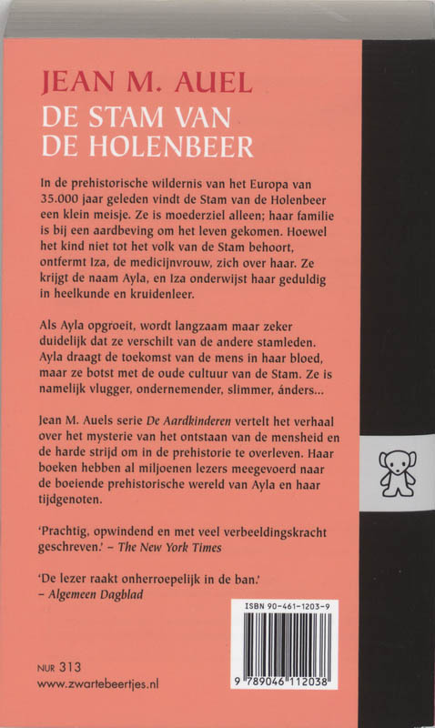 Achterkant van 1 De stam van de holenbeer