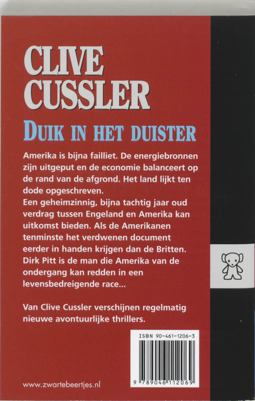 Achterkant van Duik in het duister