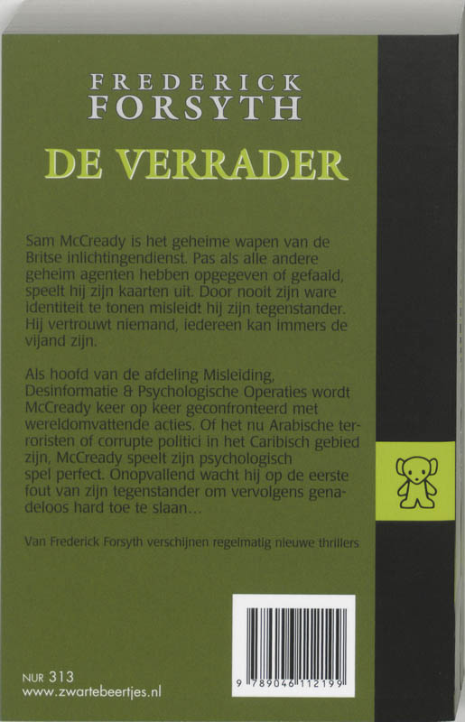 Achterkant van De verrader