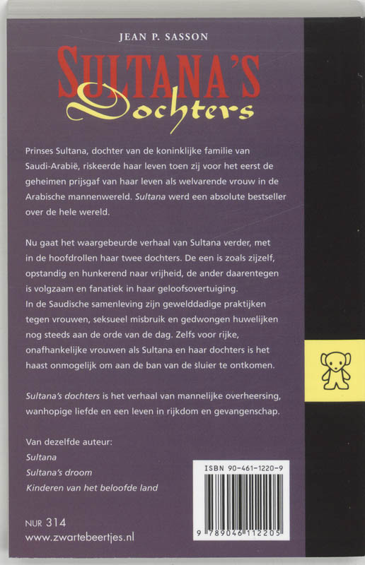 Achterkant van Sultana's dochters