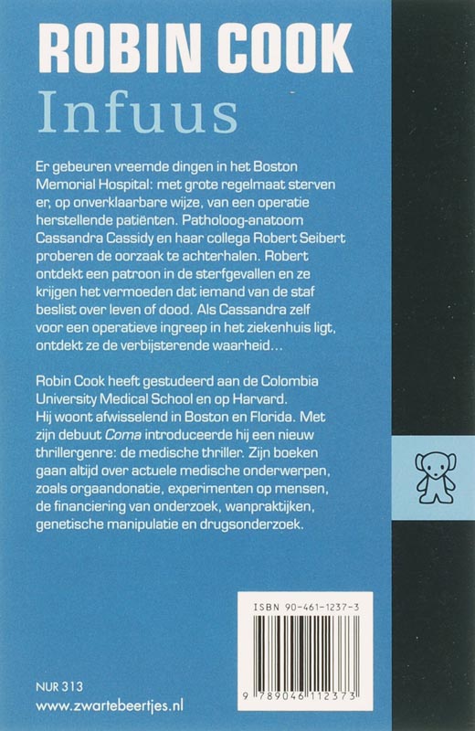 Achterkant van Infuus