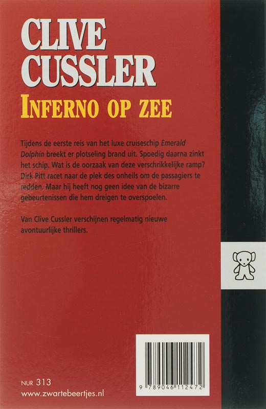 Achterkant van Inferno op zee