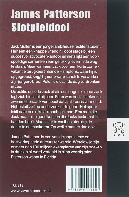 Achterkant van Slotpleidooi