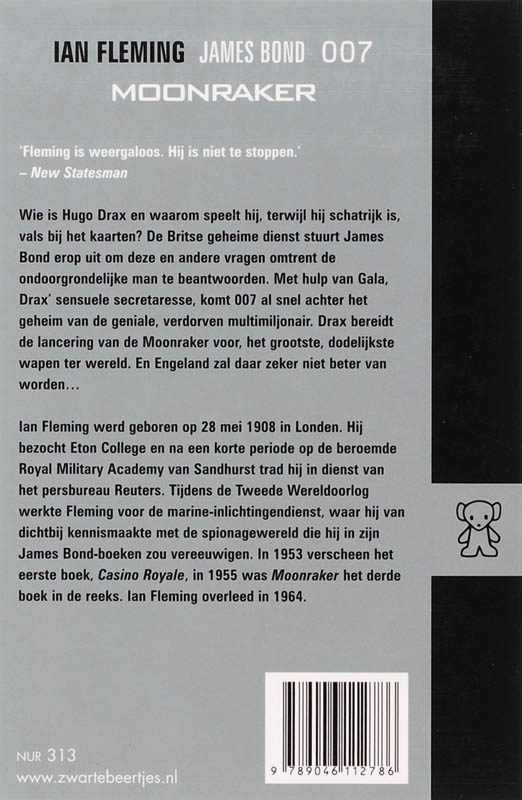 Achterkant van Moonraker