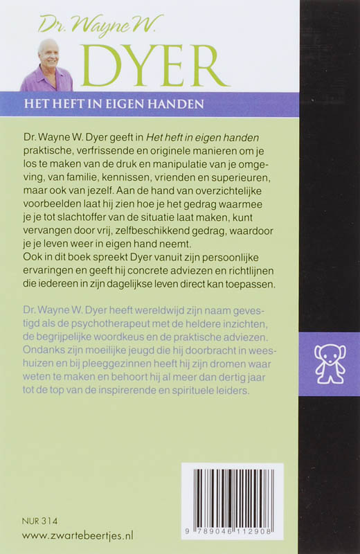 Achterkant van Het heft in eigen handen