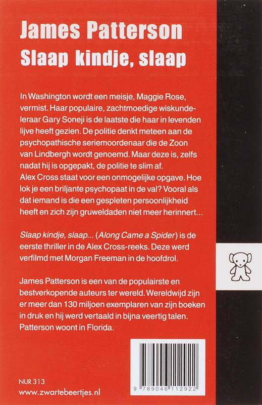 Achterkant van Slaap kindje, slaap