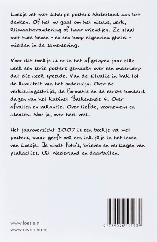 Achterkant van 2007