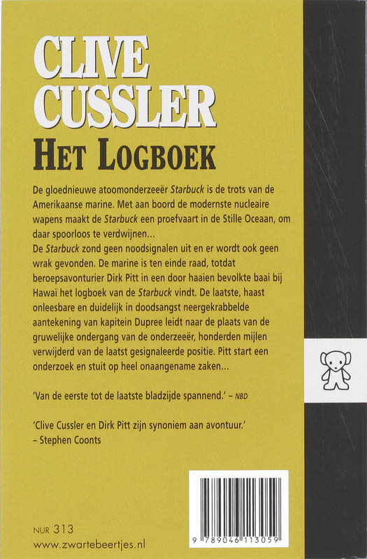 Achterkant van Het logboek