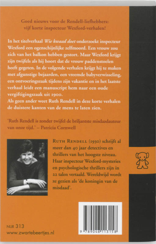 Achterkant van Wie kwaad doet